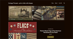 Desktop Screenshot of cottagethreads.com